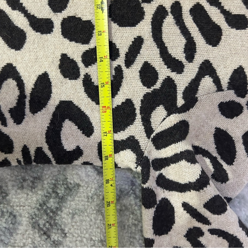 Leopard Print Sweater - The Cat - KULE Cashmere Wool Blend - Picture 8 of 15